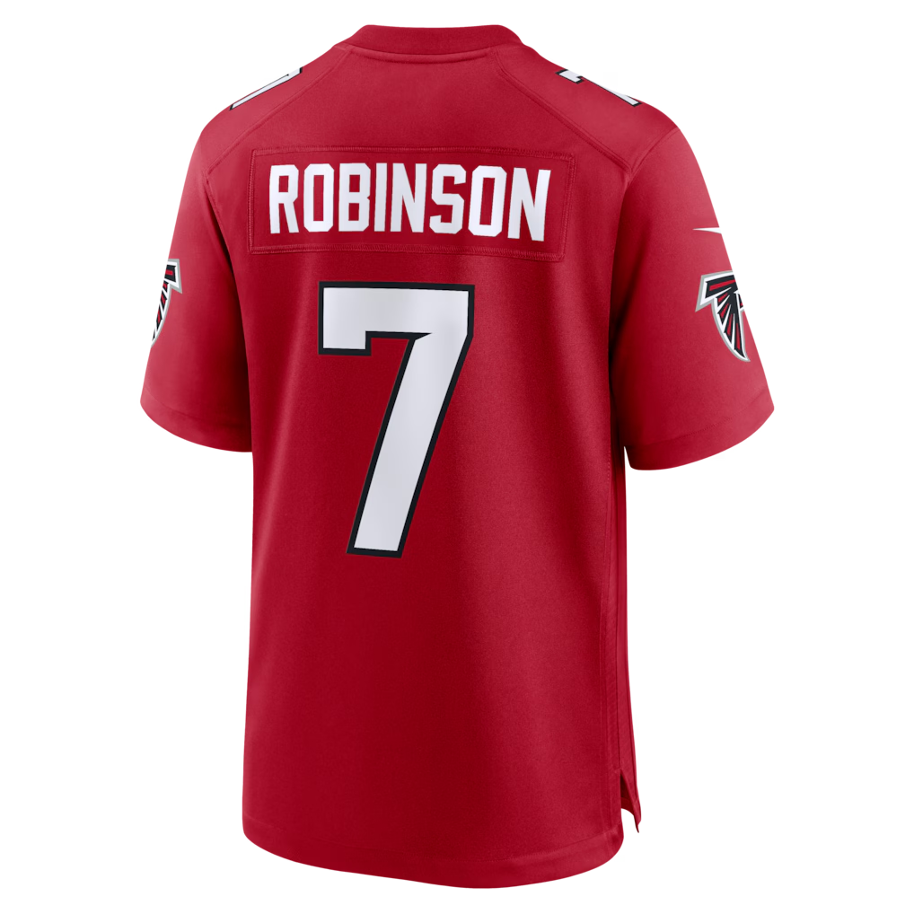 Johmsee A.Falcons #7 Bijan Robinson Red Game Stitched Jerseys
