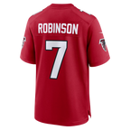 Johmsee A.Falcons #7 Bijan Robinson Red Game Stitched Jerseys