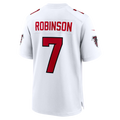 Johmsee A.Falcons #7 Bijan Robinson White Game Stitched Jerseys