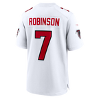 Johmsee A.Falcons #7 Bijan Robinson White Game Stitched Jerseys