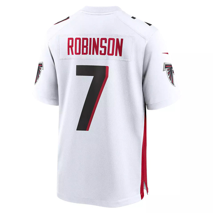 Johmsee A.Falcons #7 Bijan Robinson Player White Game Home Stitched Jerseys