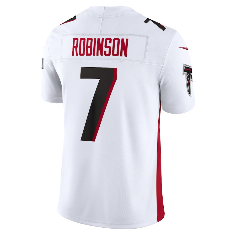 Johmsee A.Falcons #7 Bijan Robinson Player White Vapor F.U.S.E. Limited Stitched Jerseys