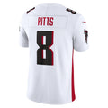 Johmsee A.Falcons #8 Kyle Pitts Sr. Player White Vapor F.U.S.E. Limited Stitched Jerseys