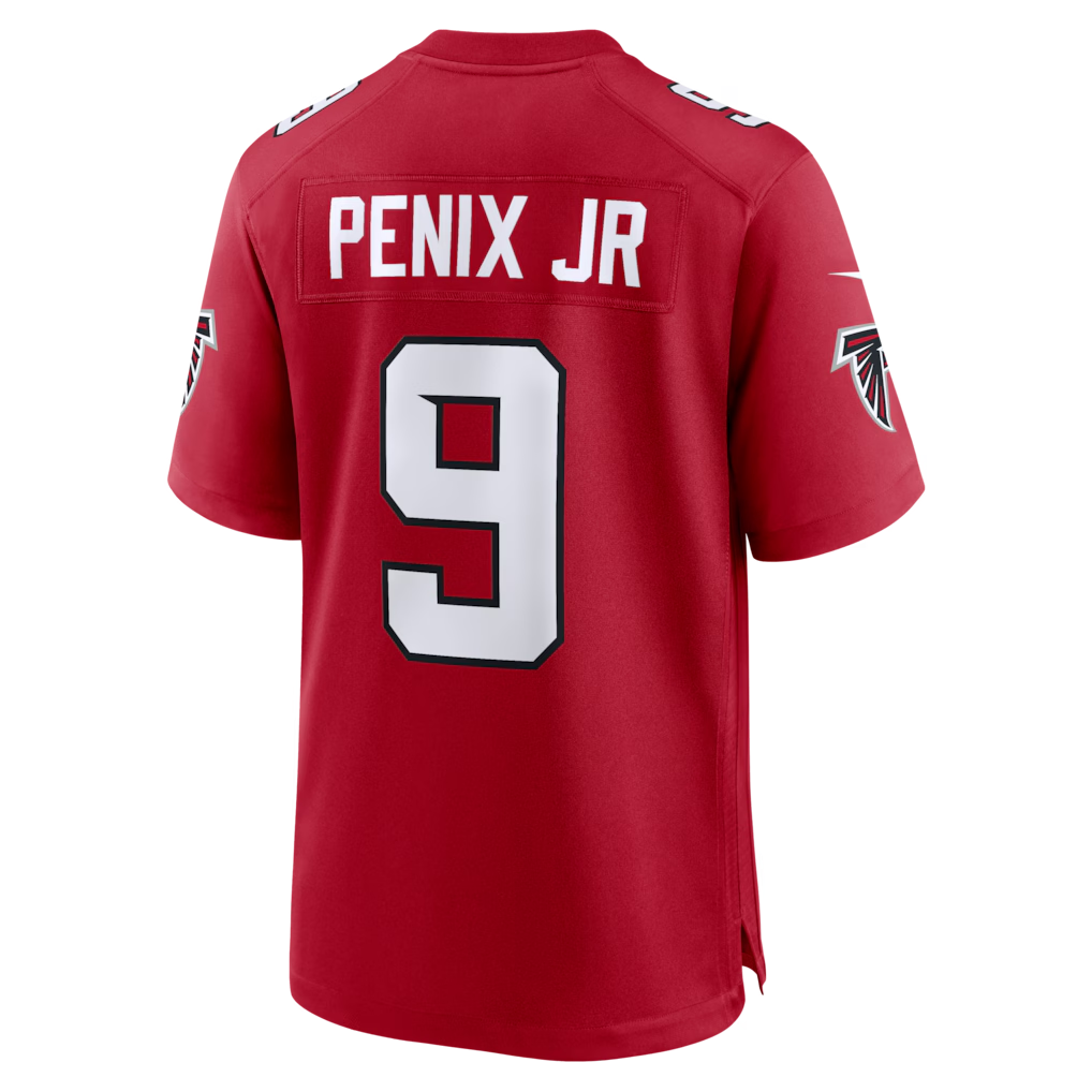 Johmsee A.Falcons #9 Michael Penix Jr. Red Game Stitched Jerseys