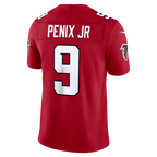 Johmsee A.Falcons #9 Michael Penix Jr. Red Team Vapor F.U.S.E. Limited Stitched Jerseys
