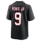 Johmsee A.Falcons #9 Michael Penix Jr. Player Black Alternate  Game Stitched Jerseys