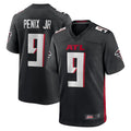 Johmsee A.Falcons #9 Michael Penix Jr. Player Black Home Game Stitched Jerseys