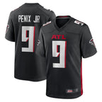 Johmsee A.Falcons #9 Michael Penix Jr. Player Black Home Game Stitched Jerseys