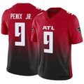 Johmsee A.Falcons #9 Michael Penix Jr. Player Red Vapor F.U.S.E. Limited Stitched Jerseys