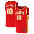 Johmsee A.Hawks #10 Zaccharie Risacher Red 2024 Draft Fast Break Player Jerseys - Icon Edition