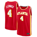 Johmsee A.Hawks #4 Kingston Flemings Red 2026 Draft First Round Pick Fast Break Jerseys - Icon Edition