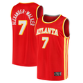 Johmsee A.Hawks #7 Nickeil Alexander-Walker Red Fast Break Replica Jerseys - Icon Edition