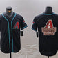 Arizona Diamondbacks Black Team Big Logo Cool Base Stitched Baseball Jersey