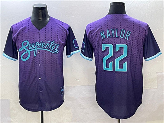 Arizona Diamondbacks #22 Josh Naylor Purple 2025 City Connect Limited Stitched Baseball Jersey