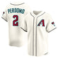 Arizona Diamondbacks #2 Geraldo Perdomo Alternate Limited Player Jersey - Cream Stitched Baseball Jersey