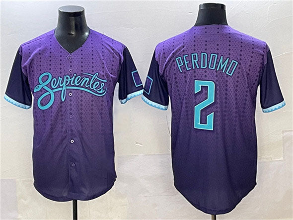Arizona Diamondbacks #2 Geraldo Perdomo Purple 2025 City Connect Limited Stitched Baseball Jersey