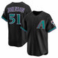 Arizona Diamondbacks #51 Randy Johnson Black Throwback Cooperstown Collection Limited Stitched Baseball Jersey