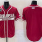 A.Razorbacks Blank Cardinal 2025 World Series Stitched American College Jerseys