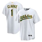 Johmsee Athletics #1 Denzel Clarke player White Home 2026 Official Stitched Jersey
