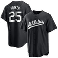 Johmsee Athletics #25 Brent Rooker Black Replica Game Personalized Jerseys
