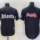 Atlanta Braves Black Team Big Logo Gothic South x Outkast Edition Vapor Limited Stitched Baseball Jersey