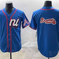 Atlanta Braves National League Team Big Logo Blue 2025 All-Star Edition Limited Stitched Baseball Jersey