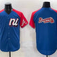 Atlanta Braves National League Team Big Logo Blue Red Alternate 2025 All-Star Edition Limited Stitched Baseball Jersey