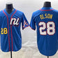 Atlanta Braves National League #28 Matt Olson Blue 2025 All-Star Edition Limited Stitched Baseball Jersey