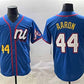 Atlanta Braves National League #44 Hank Aaron Blue 2025 All-Star Edition Limited Stitched Baseball Jersey