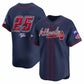 Atlanta Braves #25 Navy 2025 Speedway Classic Alternate Limited Baseball Jersey