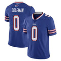 Johmsee B.Bills #0 Keon Coleman Player Royal Vapor Untouchable Limited Stitched Jerseys