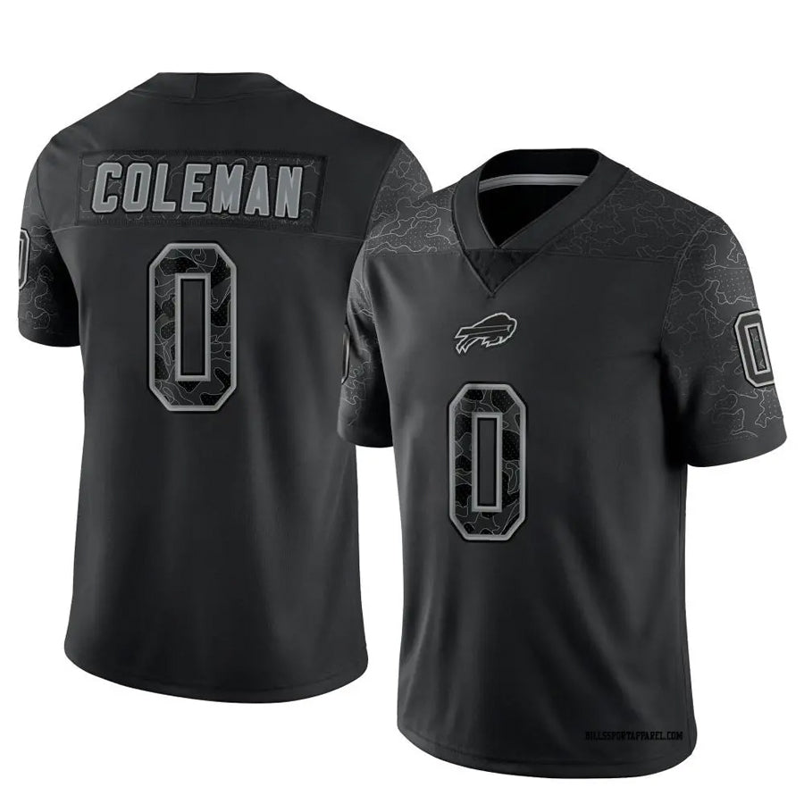 Johmsee B.Bills #0 Keon Coleman Player Black RFLCTV Limited Stitched Jerseys