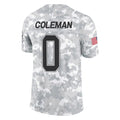 Johmsee B.Bills #0 Keon Coleman Player Limited Arctic Camo Salute to Service Stitched Jerseys