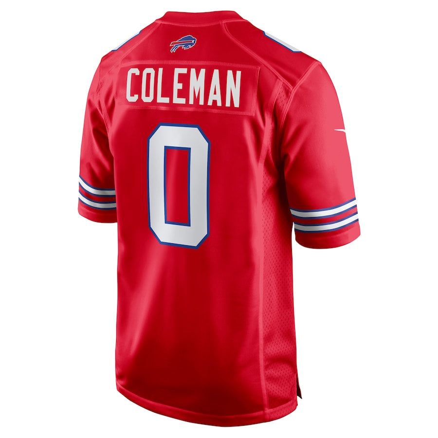 Johmsee B.Bills #0 Keon Coleman Player Red Home Game Stitched Jerseys