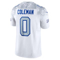 Johmsee B.Bills #0 Keon Coleman Player White Rivalries Collection Limited Stitched Jerseys