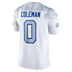 Johmsee B.Bills #0 Keon Coleman Player White Rivalries Collection Limited Stitched Jerseys