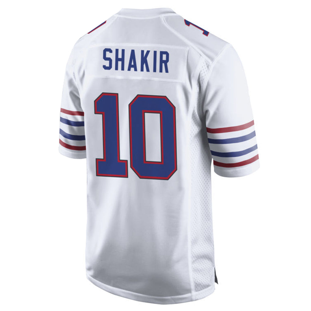Johmsee B.Bills #10 Khalil Shakir Player White Alternate Home Game Stitched Jerseys
