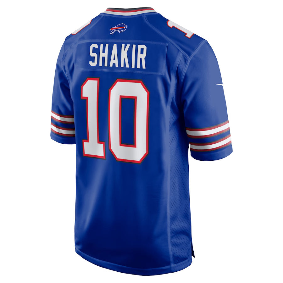 Johmsee B.Bills #10 Khalil Shakir Player Royal Game  Stitched Jerseys