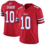 Johmsee B.Bills #10 Khalil Shakir Player Vapor F.U.S.E. Limited Red Stitched Jerseys
