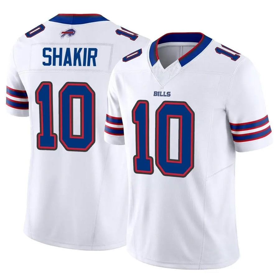 Johmsee B.Bills #10 Khalil Shakir Player Vapor F.U.S.E. Limited White  Stitched Jerseys