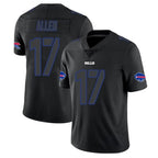 Johmsee B.Bills #17 Josh Allen Player Black Impact Limited Home Game Stitched Jerseys