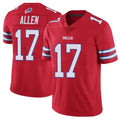 Johmsee B.Bills #17 Josh Allen Player Red Vapor Untouchable Limited Home Game Stitched Jerseys