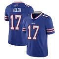 Johmsee B.Bills #17 Josh Allen Player Royal Vapor Untouchable Limited Stitched Jerseys