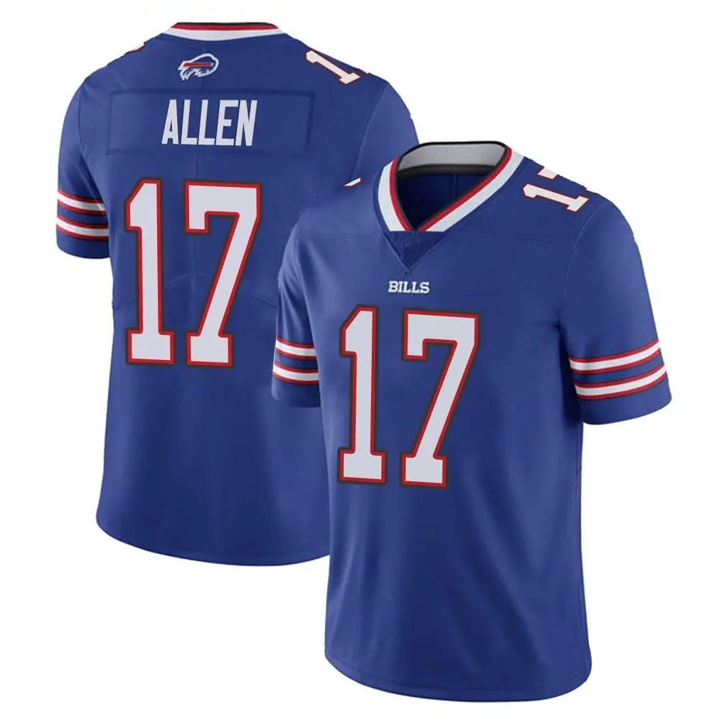 Johmsee B.Bills #17 Josh Allen Player Royal Vapor Untouchable Limited Stitched Jerseys
