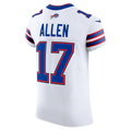 Johmsee B.Bills #17 Josh Allen White Vapor F.U.S.E. Elite Stitched Jerseys