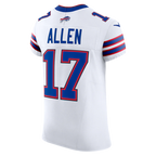 Johmsee B.Bills #17 Josh Allen White Vapor F.U.S.E. Elite Stitched Jerseys
