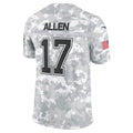 Johmsee B.Bills #17 Josh Allen Player Arctic Camo Salute to Service Limited Stitched Jerseys