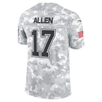 Johmsee B.Bills #17 Josh Allen Player Arctic Camo Salute to Service Limited Stitched Jerseys