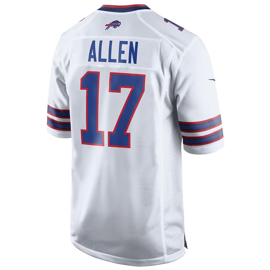 Johmsee B.Bills #17 Josh Allen Player White Game Stitched Jerseys