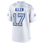 Johmsee B.Bills #17 Josh Allen Player White Rivalries Collection Game Stitched Jerseys